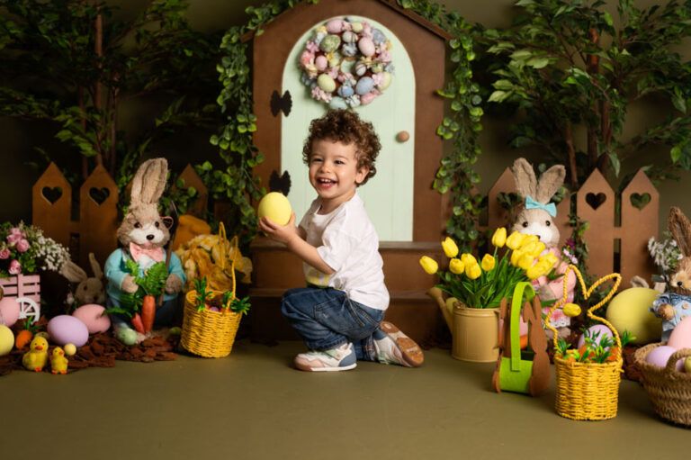 Sesión de Pascua. Fotografía infantil. Santander. Cantabria.
