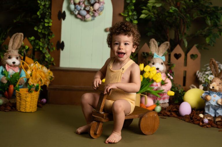 Sesión de Pascua. Fotografía infantil. Santander. Cantabria.