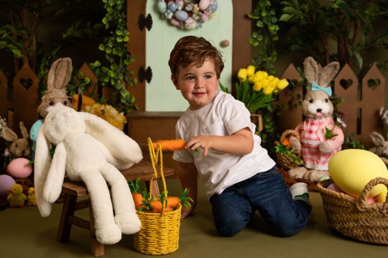 Sesión de Pascua. Fotografía infantil. Santander. Cantabria.